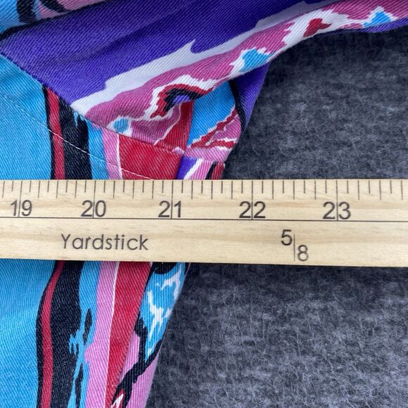 Wrangler X-Long Tails Button Shirt 15.5 34 Brush Popper Aztec Print - Picture 3 of 6